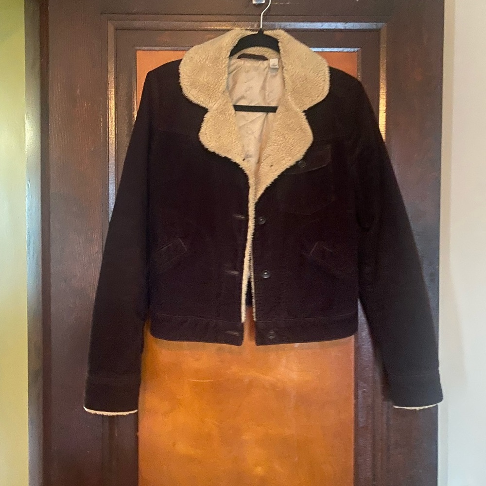 Mavi “slim sherpa jacket”